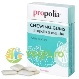 Guma de Mestecat cu Propolis si Menta fara Zahar 25buc-35g