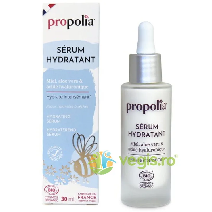 Ser Hidratant Bio cu Miere, Aloe Vera si Acid Hialuronic 30ml PROPOLIA — preț și oferte