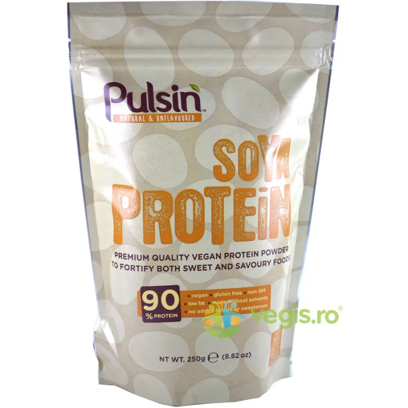 Pulsin Pudra Proteica Din Soia Raw 250g — preț și oferte