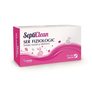 SeptiClean Ser Fiziologic, 20 monodoze x 5 ml