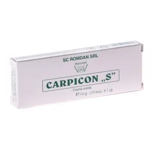 Carpicon S Cremă Solidă, 10 supozitoare