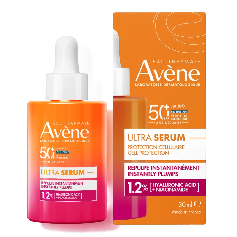 Ultra Serum cu efect imediat de reumplere a pielii SPF50+, 30 ml, Avene — preț și oferte