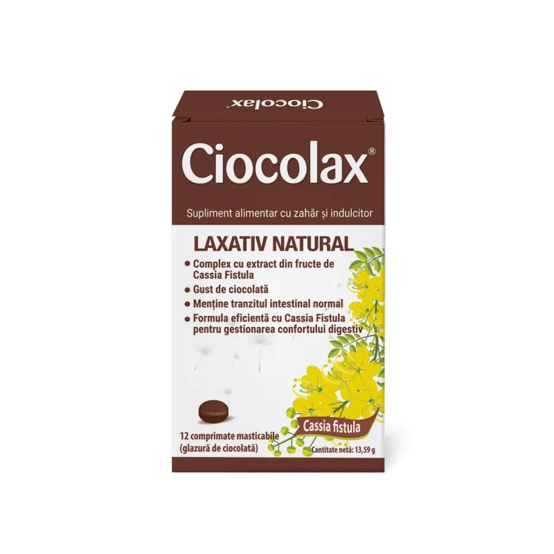 Ciocolax Natural, 12 comprimate Labormed — preț și oferte