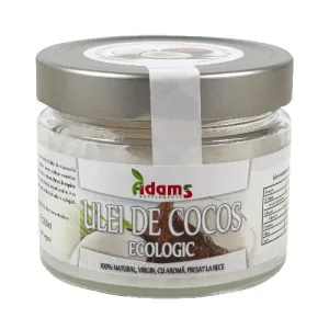 Adams Ulei de Cocos Bio Virgin Presat la Rece, 200 ml