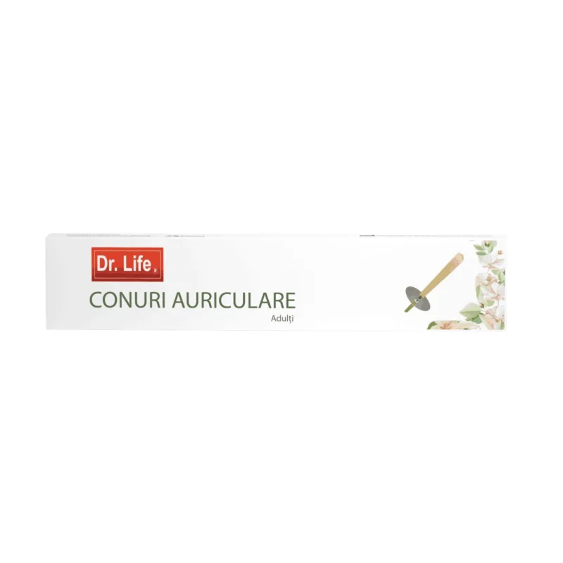 Dr. Life Conuri Auriculare cu Extracte Vegetale pentru Adulți, 2 bucăți — preț și oferte