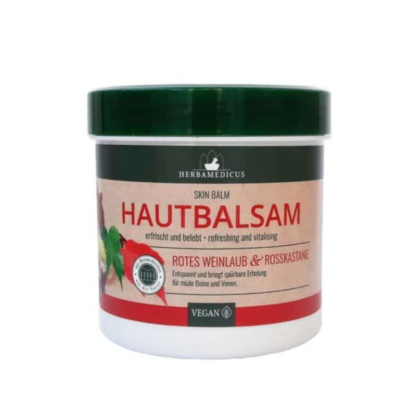 Herbamedicus Balsam cu Viță-de-Vie Roșie și Castane Sălbatice, 250 ml — preț și oferte