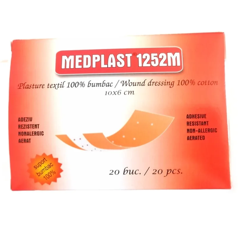 Mebra Medplast 1252 Pansament cu Rivanol 10 x 6 cm, 20 bucăți — preț și oferte