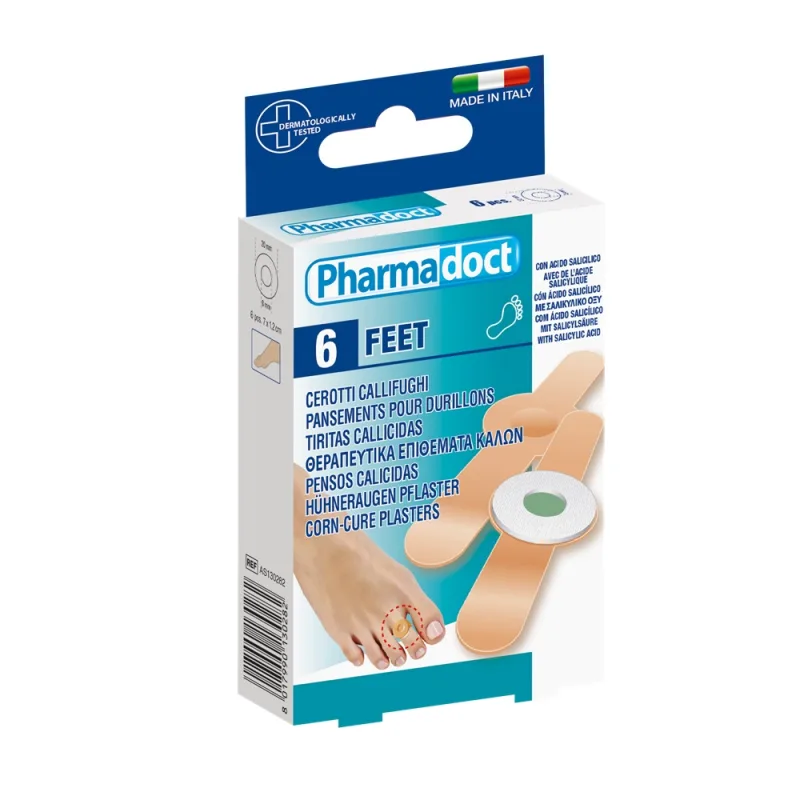 Pharmadoct Plasturi pentru Bătături cu Acid Salicilic, 6 bucăți — preț și oferte