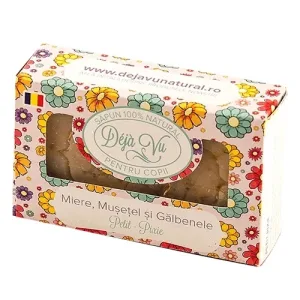 Deja Vu Săpun Natural pentru Copii cu Miere, Mușețel și Gălbenele, 90 g