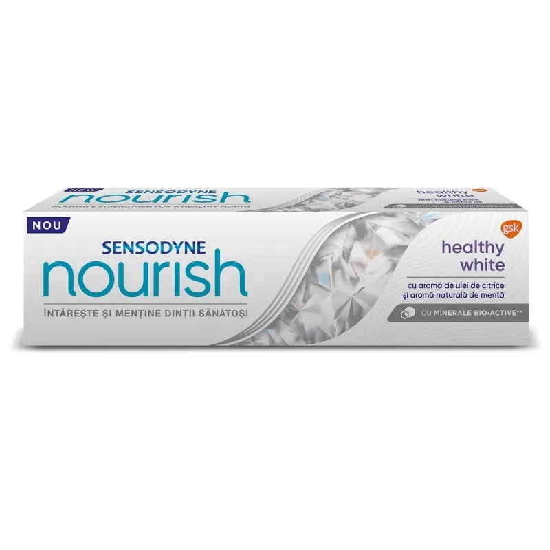Sensodyne Nourish Healthy White Pastă de Dinți, 75 ml — preț și oferte