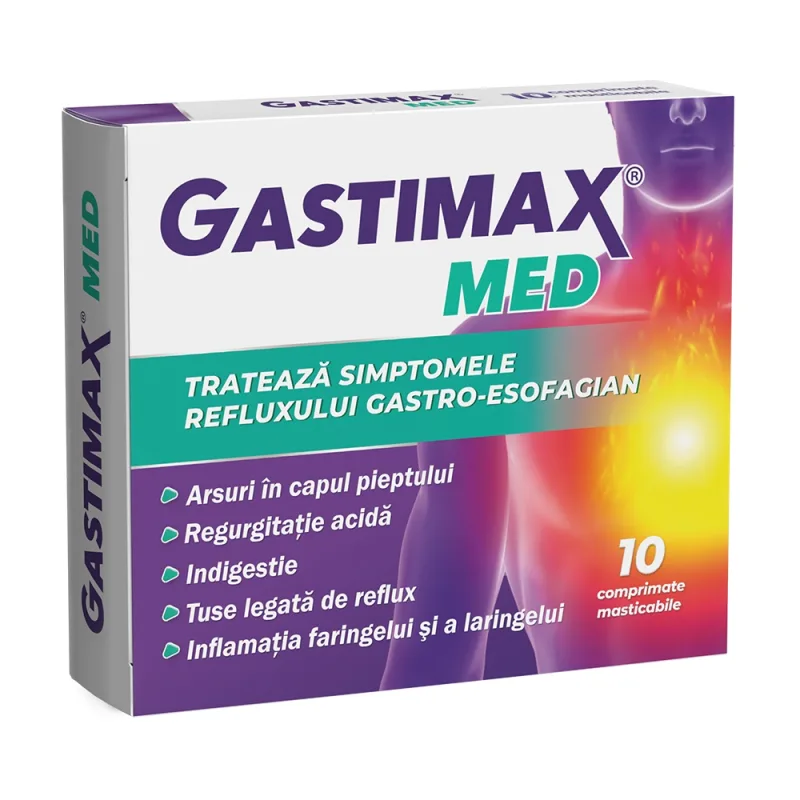 Gastimax Med, 10 comprimate masticabile FITERMAN PHARMA — preț și oferte