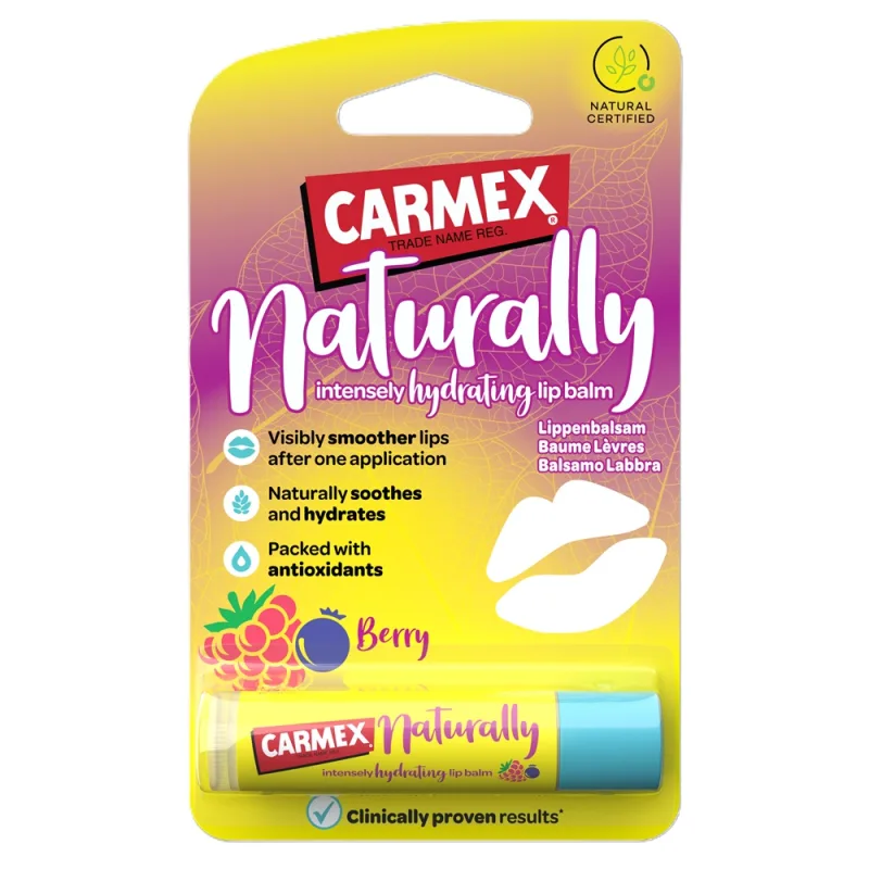Carmex Naturally Berry Balsam de Buze Stick, 4,25 g — preț și oferte