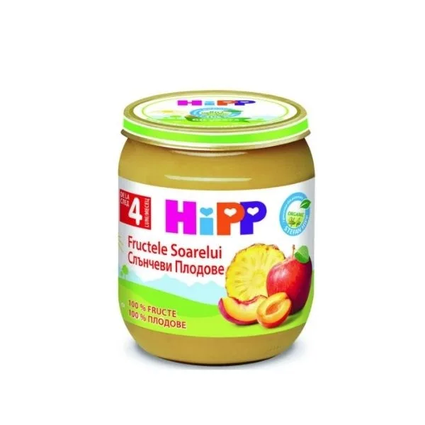 HiPP Piure Eco Fructele Soarelui, de la 4 luni, 125 g — preț și oferte