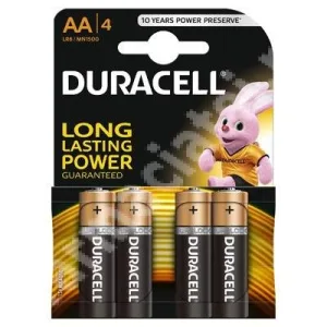 Duracell Basic Baterii AA, 4 bucăți