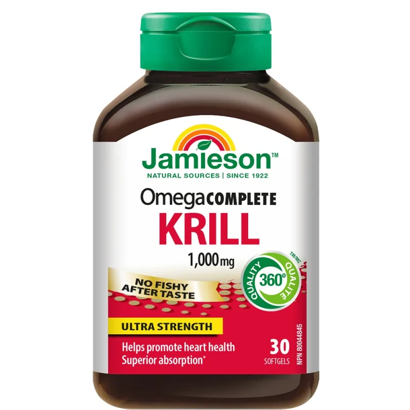 Jamieson Omega Complet Krill, 30 capsule JAMIESON LABORATOIRES — preț și oferte
