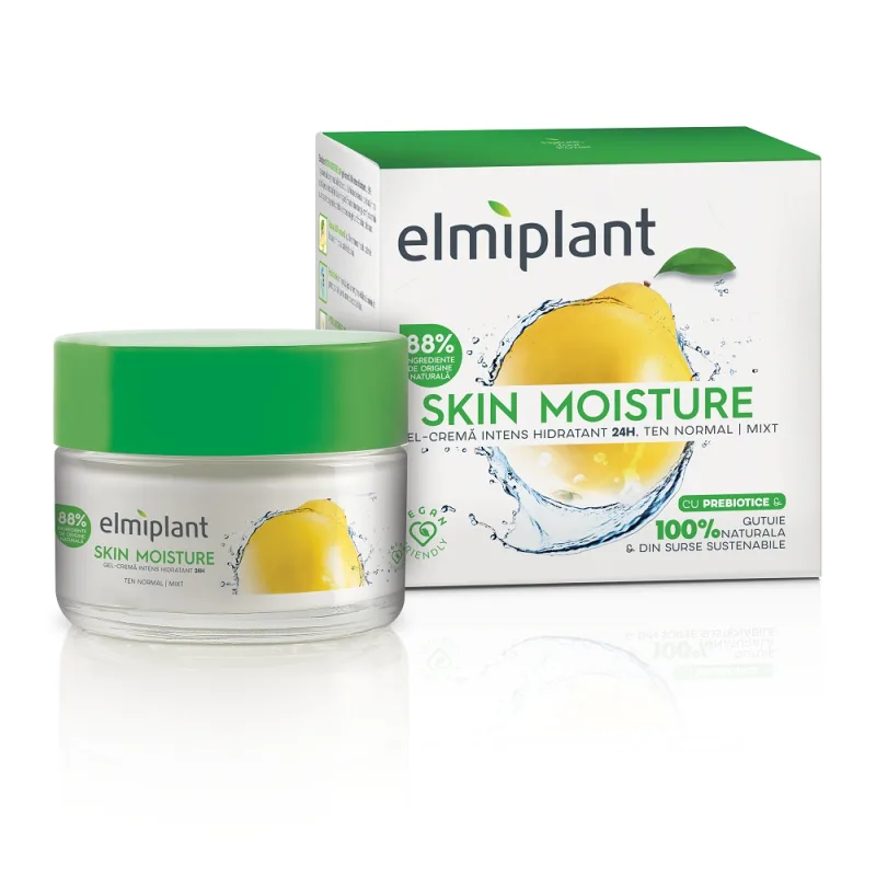 Elmiplant Skin Moisture Gel-Cremă Intens Hidratant de Zi pentru Ten Normal și Mixt, 50 ml — preț și oferte