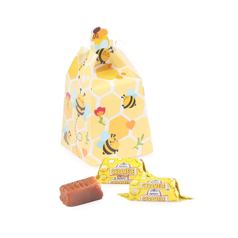 Apidava Caramele cu Miere și Polen în Cutie Albinuță, 8 bucăți Apidava Cosmetic Line — preț și oferte
