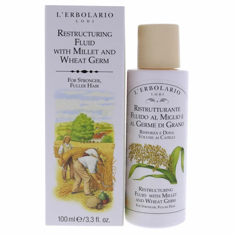 L'Erbolario Fluid de par reparator Millet & Wheatgerm, 100ml — preț și oferte