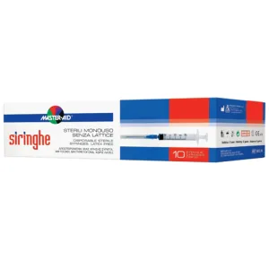 Master-Aid Seringi Sterile de Unică Folosință cu Ac, 10 ml, 10 bucăți
