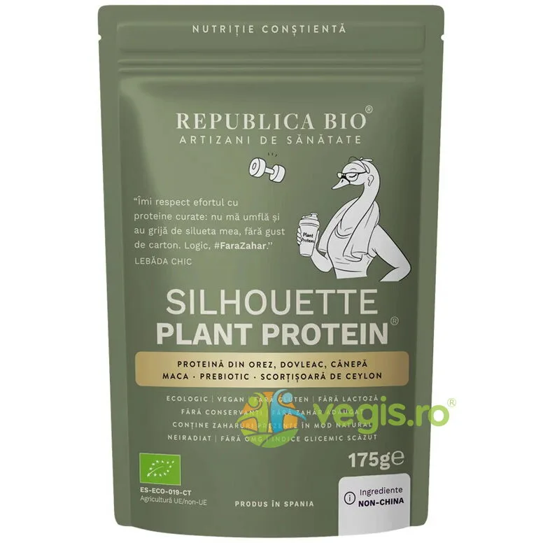 Silhouette Plant Protein - Pudra Functionala fara Gluten Ecologica/Bio 175g REPUBLICA BIO — preț și oferte