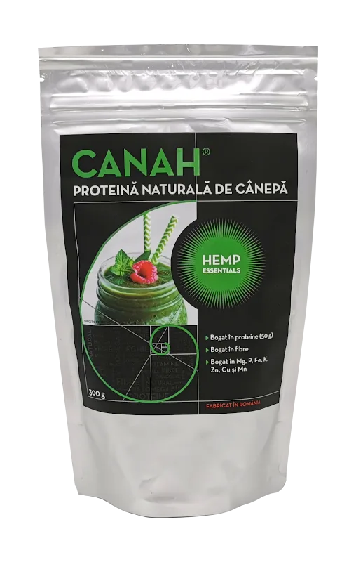 Pudra proteica de canepa, 300g, Canah — preț și oferte