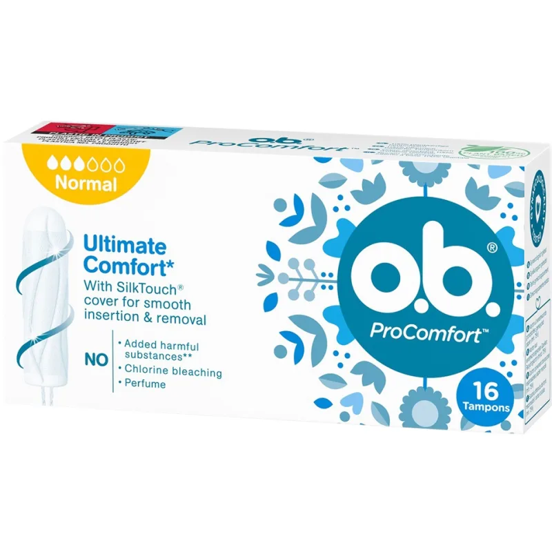 O.B. ProComfort Normal Tampoane, 16 bucăți — preț și oferte