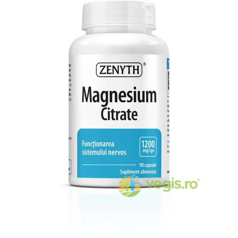 Magnesium Citrate (Magneziu Citrat) 90cps Zenyth — preț și oferte