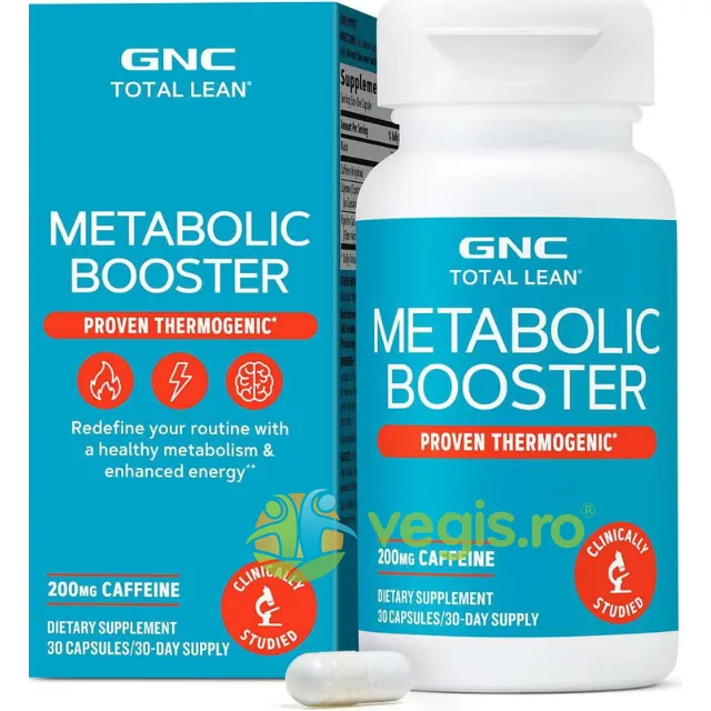 Formula Termogenica pentru Stimularea Metabolismului, Total Lean Metabolic Booster 30cps GNC — preț și oferte