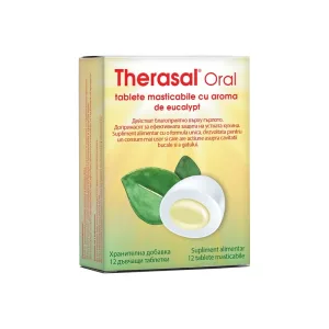Therasal Oral Eucalypt 12 tablete masticabile, Vedra