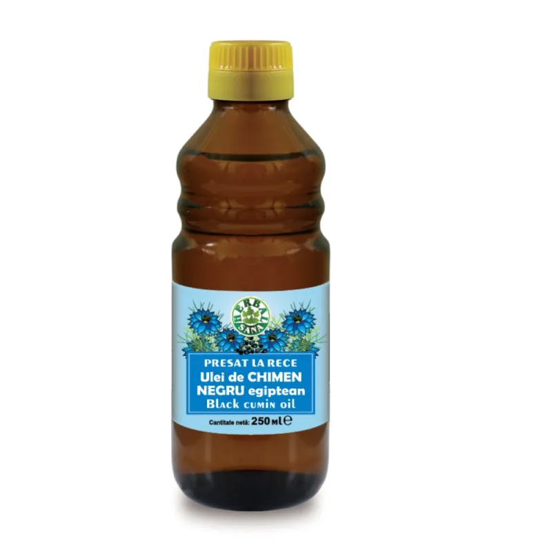 Ulei de chimen negru presat la rece Herbal Sana 250 ml, Herbavit — preț și oferte