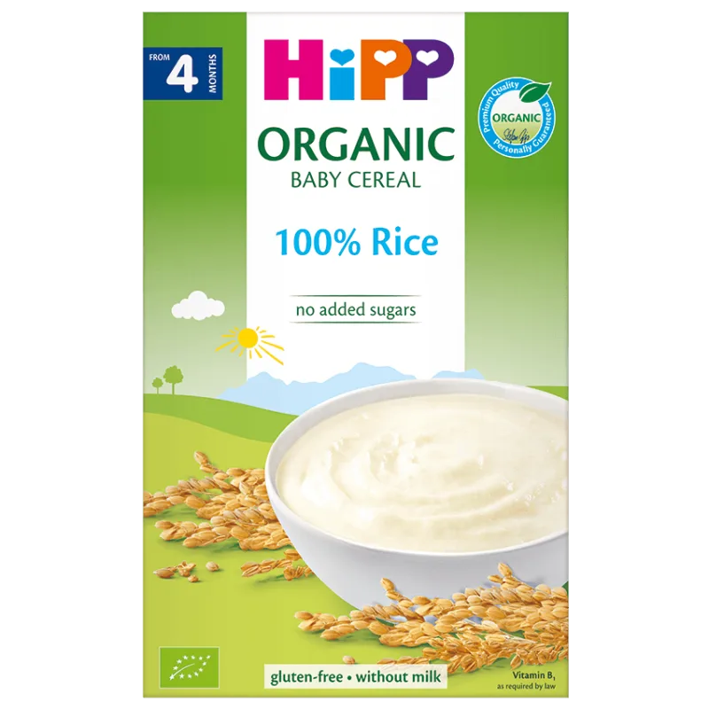Hipp Eco organic cereale 100% orez 4+ luni  200g — preț și oferte