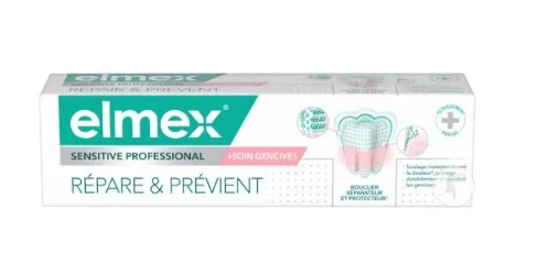 Elmex Pasta dinti Sensitive Professional Repair & Prevent Gentle White 75 ml — preț și oferte