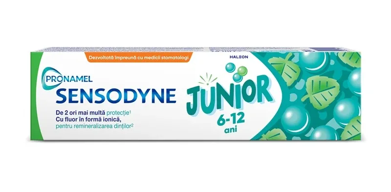 Sensodyne pasta de dinti pro namel junior 6-12 ani  75ml Glaxo — preț și oferte