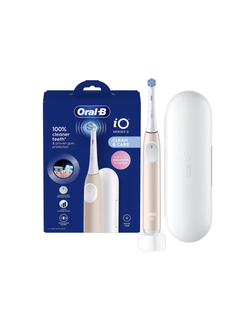 Oral B Periuta de dinti electric  IO2, 1 capat, trusa de voiaj roz  1 buc. — preț și oferte