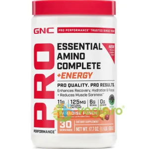 Aminoacizi cu Aroma de Fructe Tropicale, Essential Amino Complete Energy Pro Performance 501g