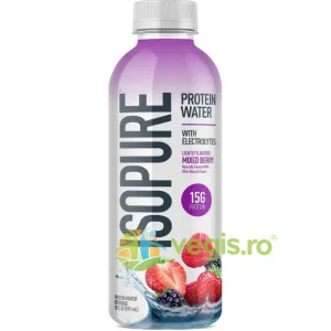Bautura Proteica cu Electroliti, Aroma de Fructe de Padure fara Zahar Adaugat 591ml