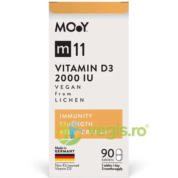 Vitamin D3 2000 IU din Lichen M11, 90tb Molecules of Youth — preț și oferte
