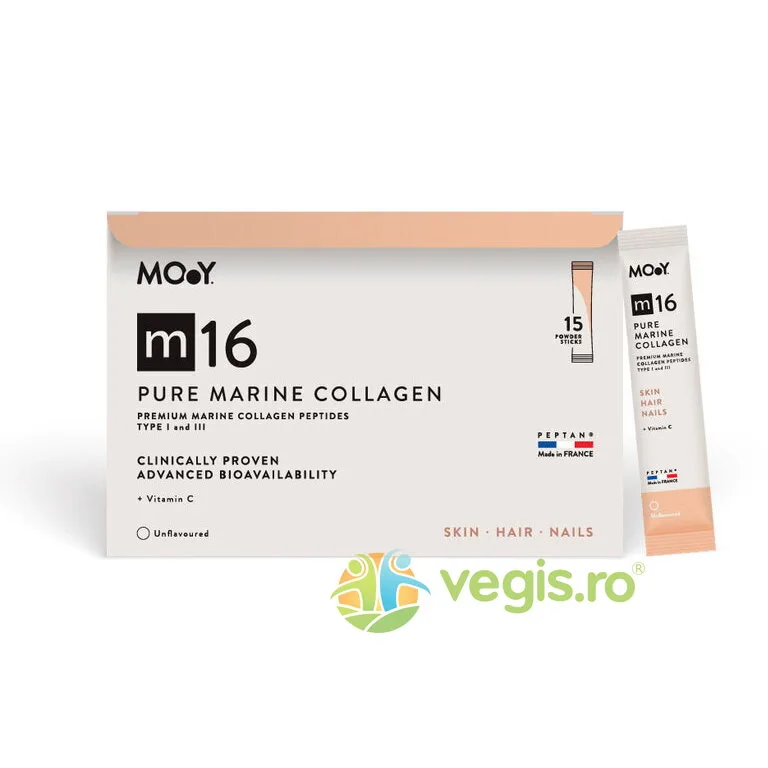 Colagen Marin Hidrolizat Premium Beauty m16 Pro fara Aroma 15 plicuri Molecules of Youth — preț și oferte