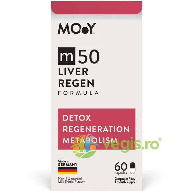LiverRegen M50 Formula pentru Regenerarea si Protectia Ficatului 60cps Molecules of Youth — preț și oferte