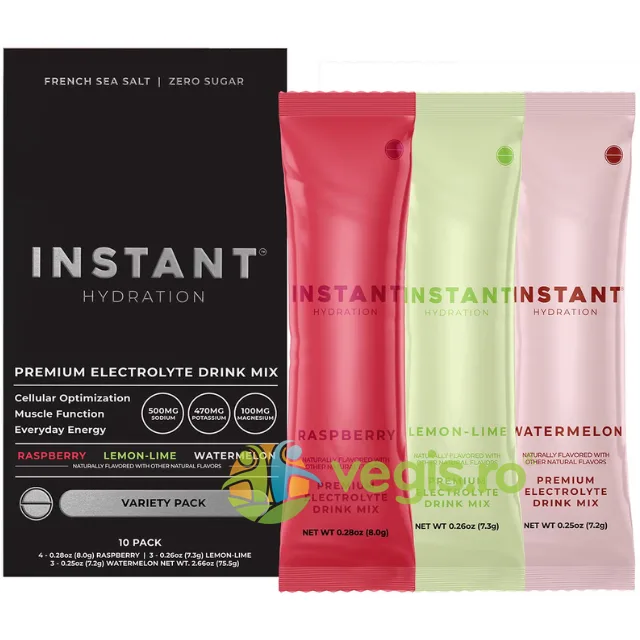 Instant Hydration Electroliti cu Mixt de Arome 10 pliculete — preț și oferte