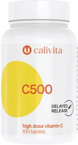 Vitamina C 500 CaliVita (100 tablete) Doza crescuta de vitamina C — preț și oferte