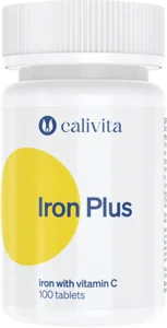 Iron Plus CaliVita (100 tablete) Fier cu Vitamina C
