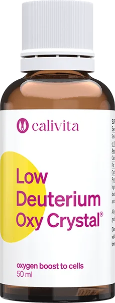 Low Deuterium Oxy Crystal (50 ml) Apa cu continut redus de deuteriu si oxigen stabilizat.