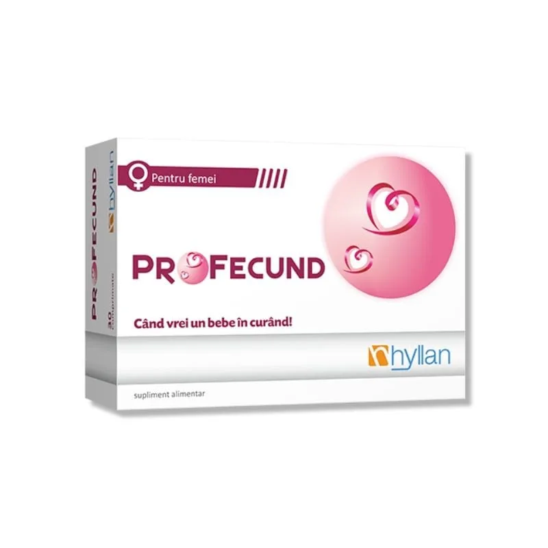Profecund, 30 capsule, sustinerea fertilitatii HYLLAN PHARMA — preț și oferte