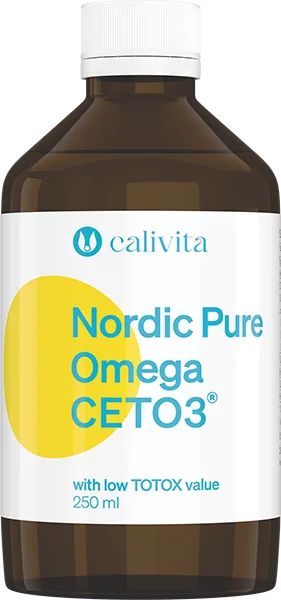 Nordic Pure Omega CETO3 CaliVita, Omega 3 si Omega 11 premium lichid - 250 ml — preț și oferte