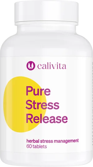 Pure Stress Release ,   Formula adaptogena pentru stres E i focus, 60 tablete