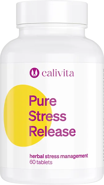 Pure Stress Release ,   Formula adaptogena pentru stres E i focus, 60 tablete — preț și oferte