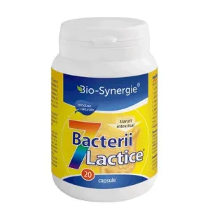7 bacterii lactice, 20 capsule, Bio Synergie