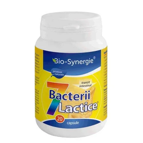 7 bacterii lactice, 20 capsule, Bio Synergie — preț și oferte