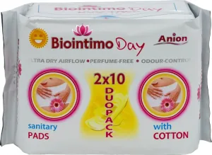 Absorbante de zi duo-pack Biointimo Day, 20 bucăți, Denticare-Gate Kft